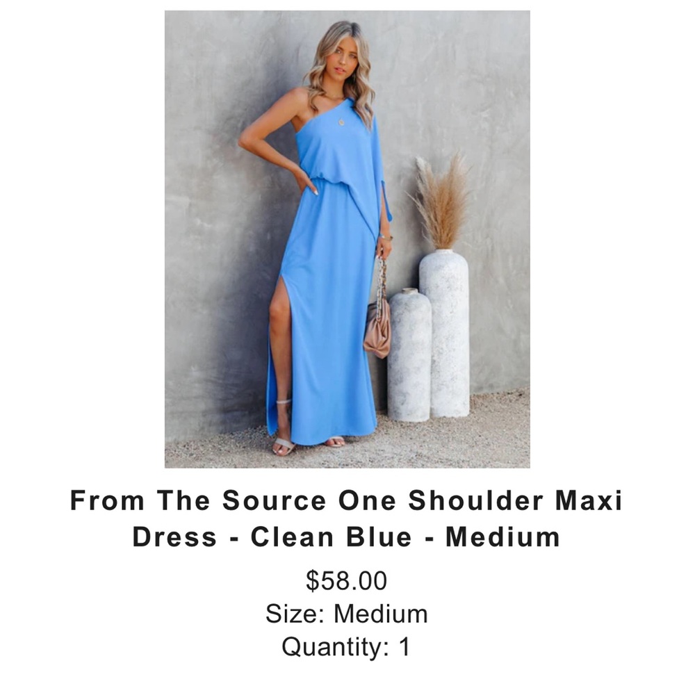 Vici one shoulder dress